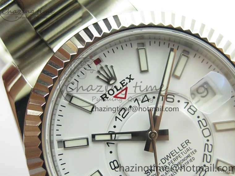 MiroTime 0503 Sky-Dweller 326934 SS Noob 1:1 Best Edition White Dial on SS Bracelet Asian 23J to TechFriendly 2880
